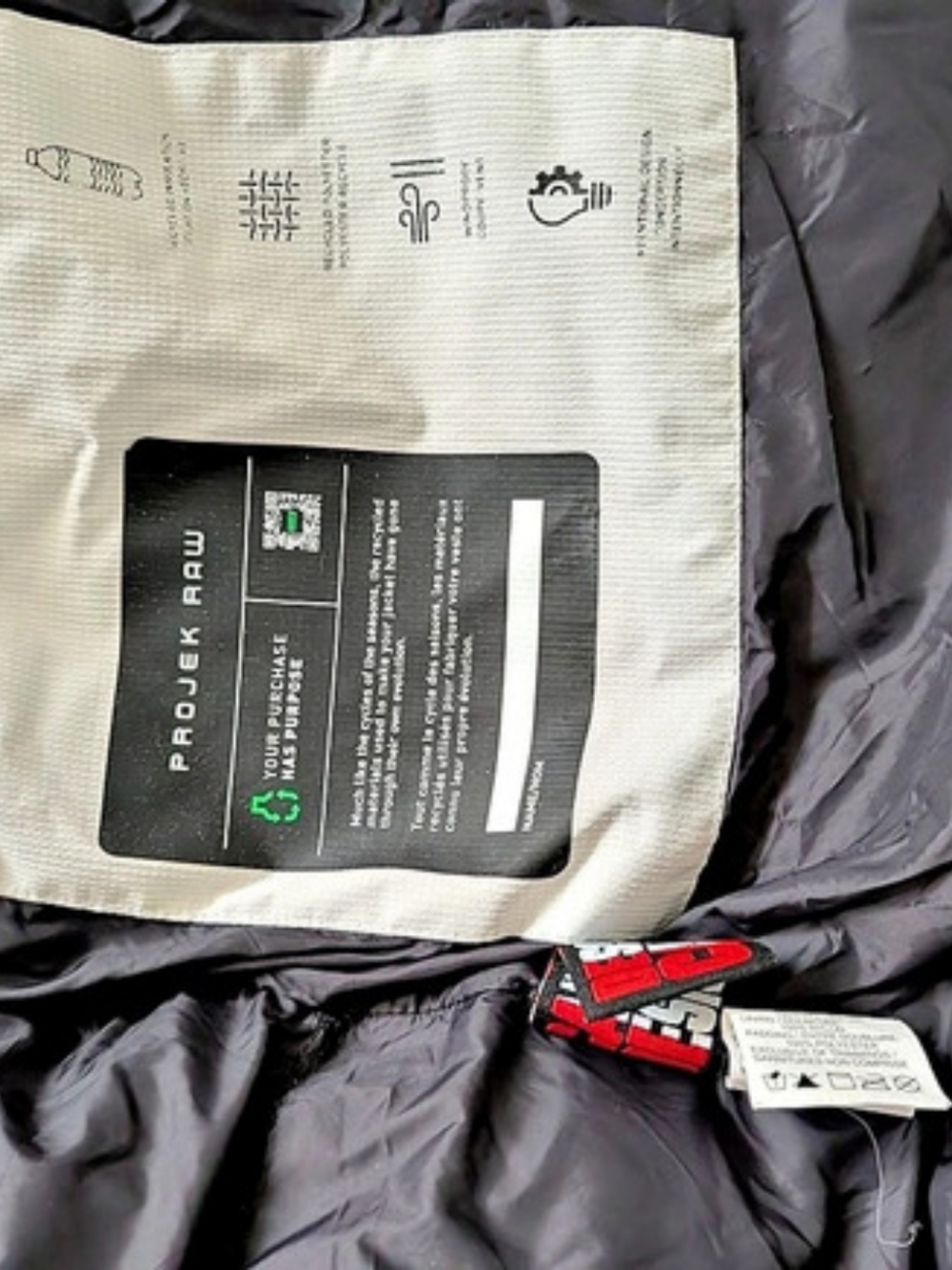 Project Ryu White Hooded Puffer Jacket XL Used - Picture 4 of 8
